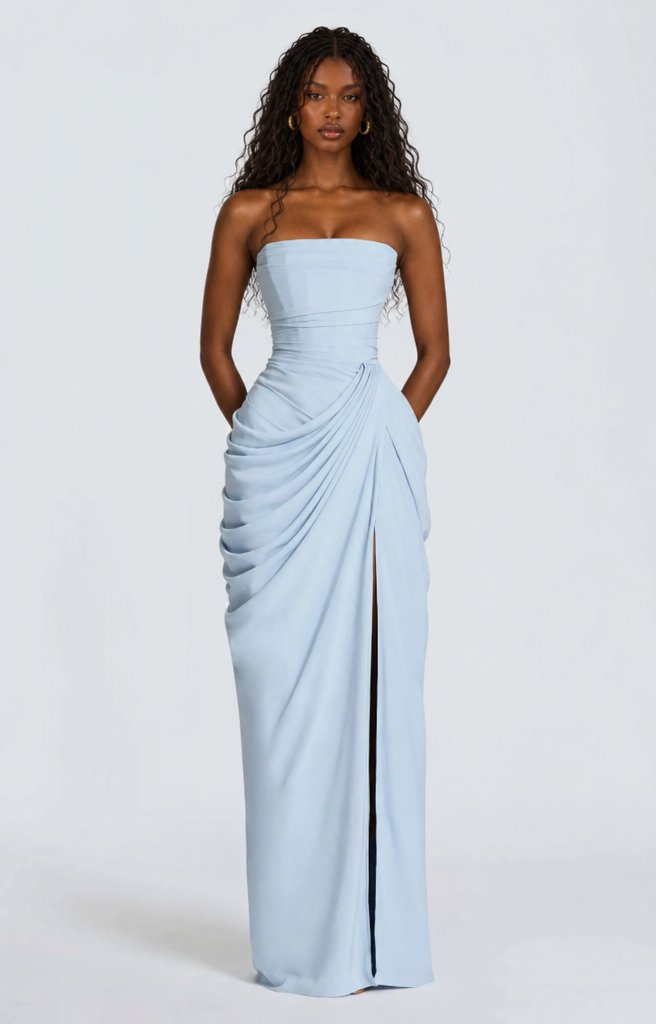 Aiko Dress - Sky Blue