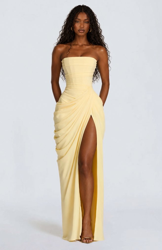 Aiko Dress - Yellow