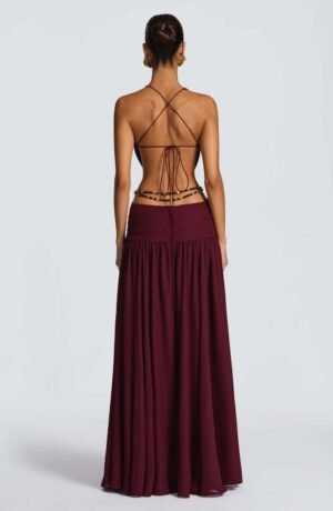 Adaeze Dress-Wine Red.1