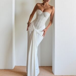 Adesewa Dress-White