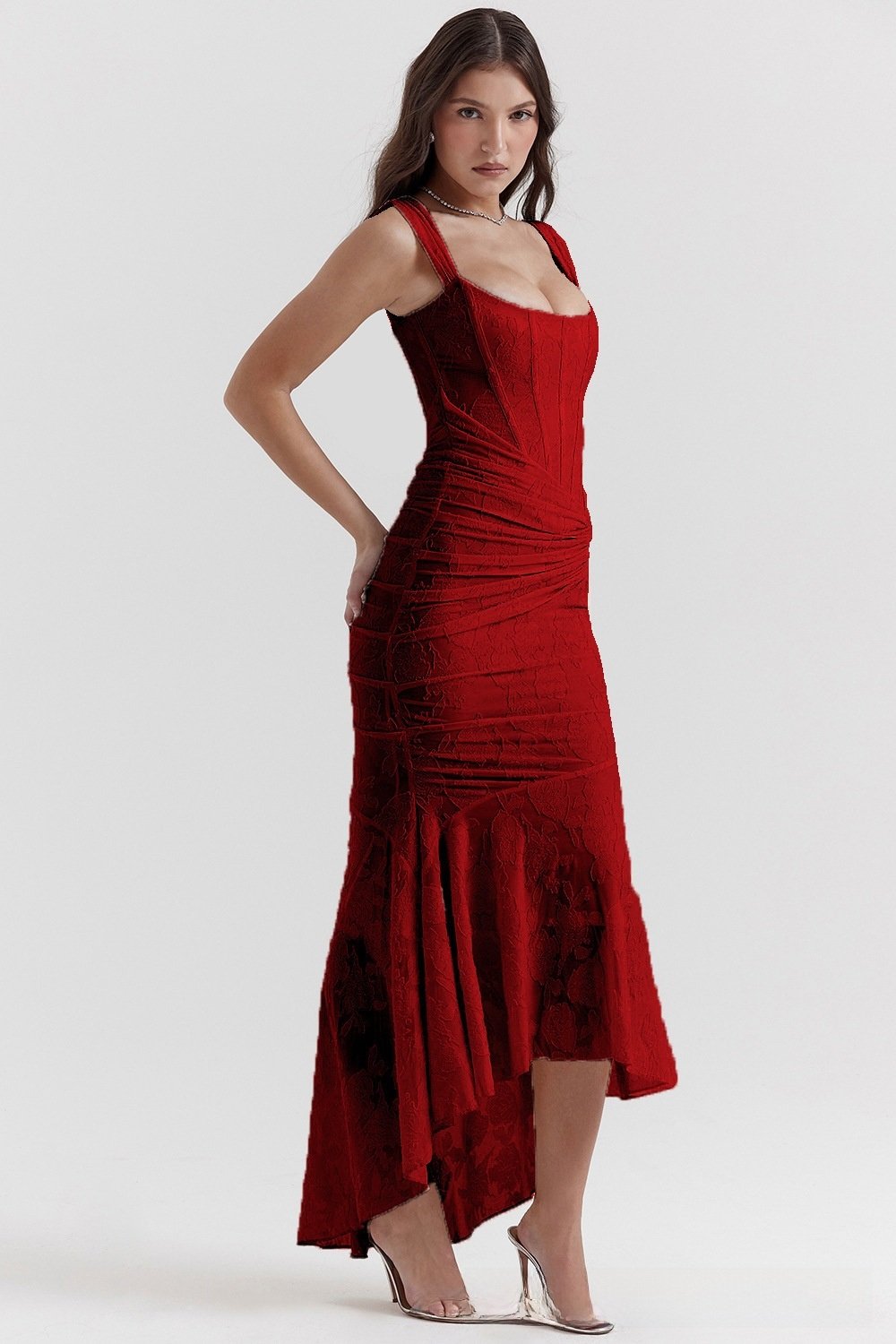 Akari Dress Burgundy.2
