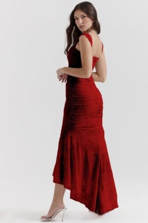 Akari Dress Burgundy.3