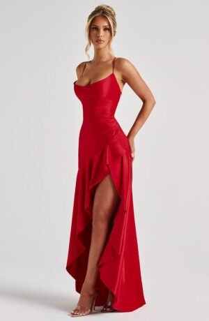Alana Dress Red