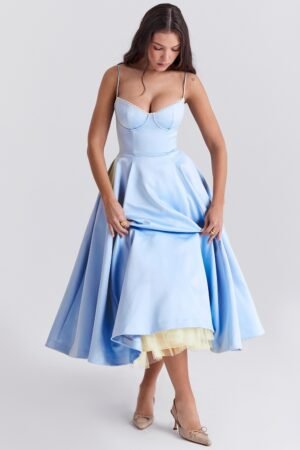 Eira Dress Blue 6