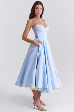 Eira Dress Blue 7