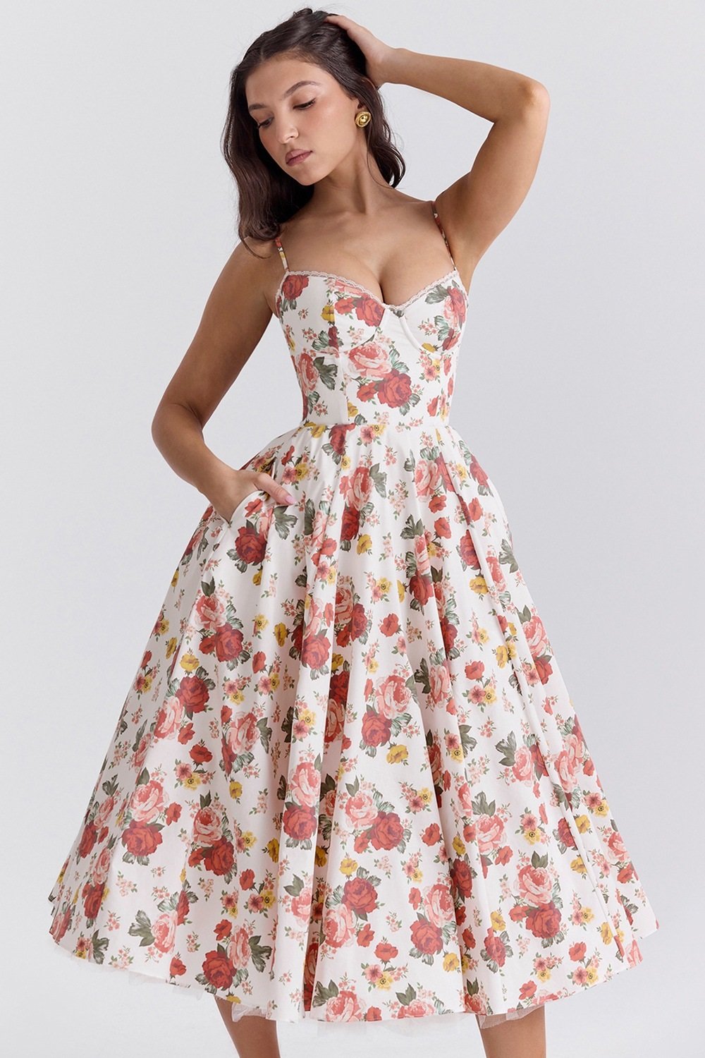 Eira Dress Rose 1