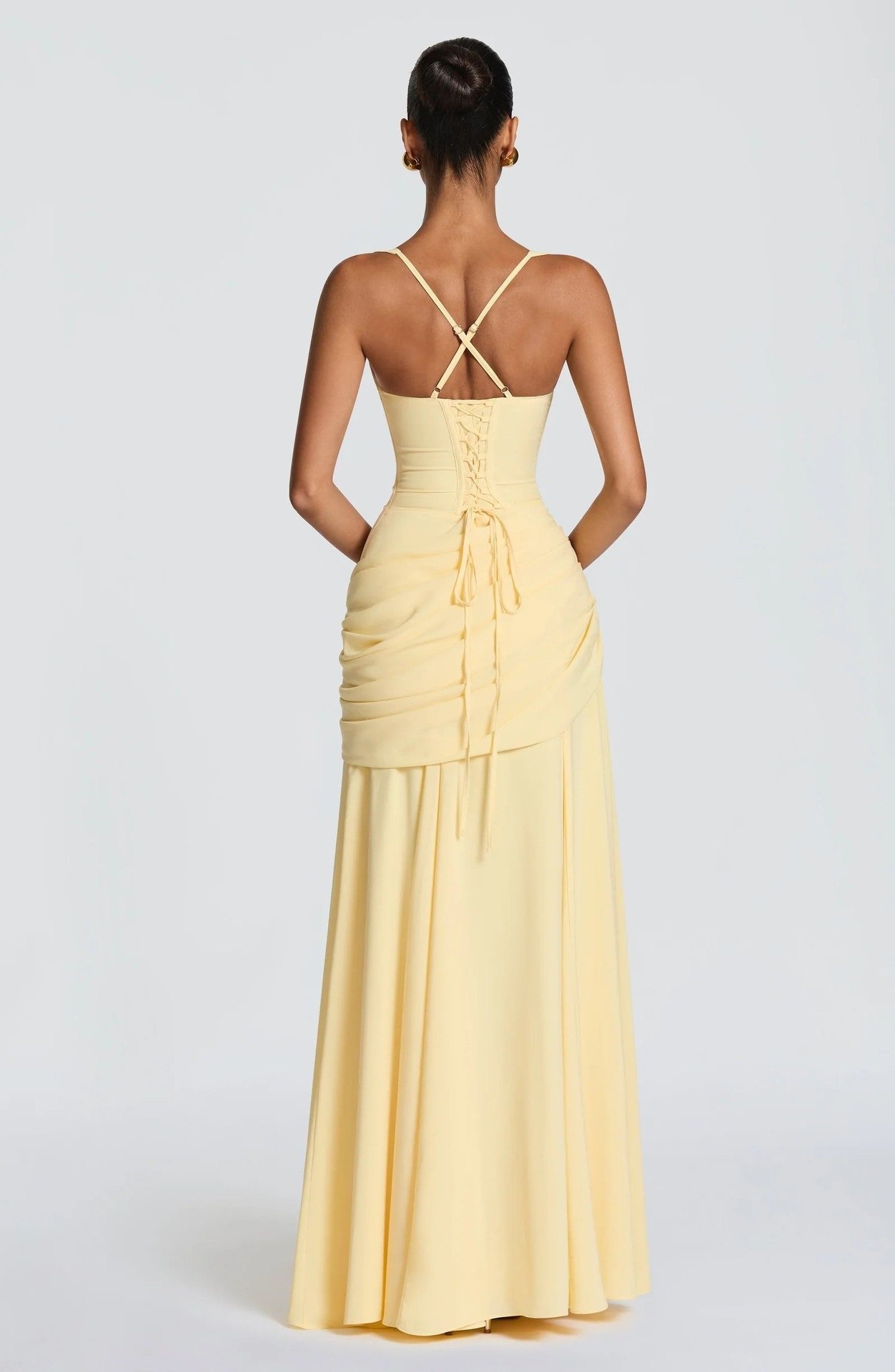 Elodie Dress Yellow B-1