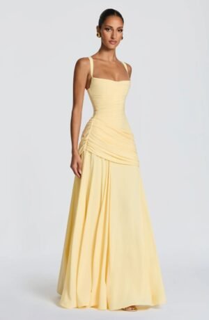 Elodie Dress Yellow F-3