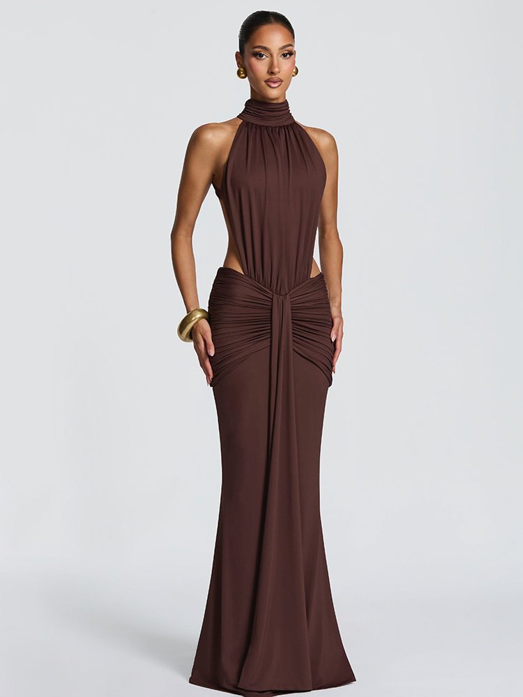 Imani Dress - Brown